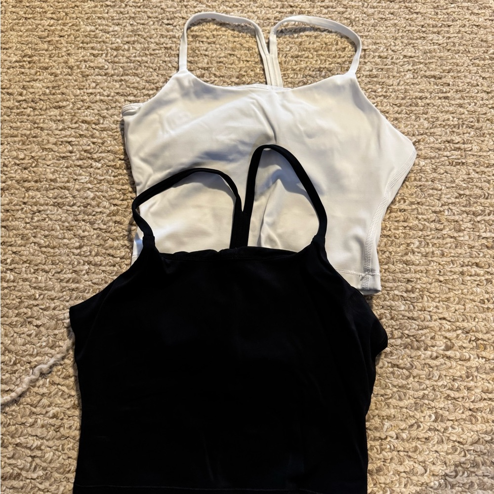 Black and White Gym Tanks